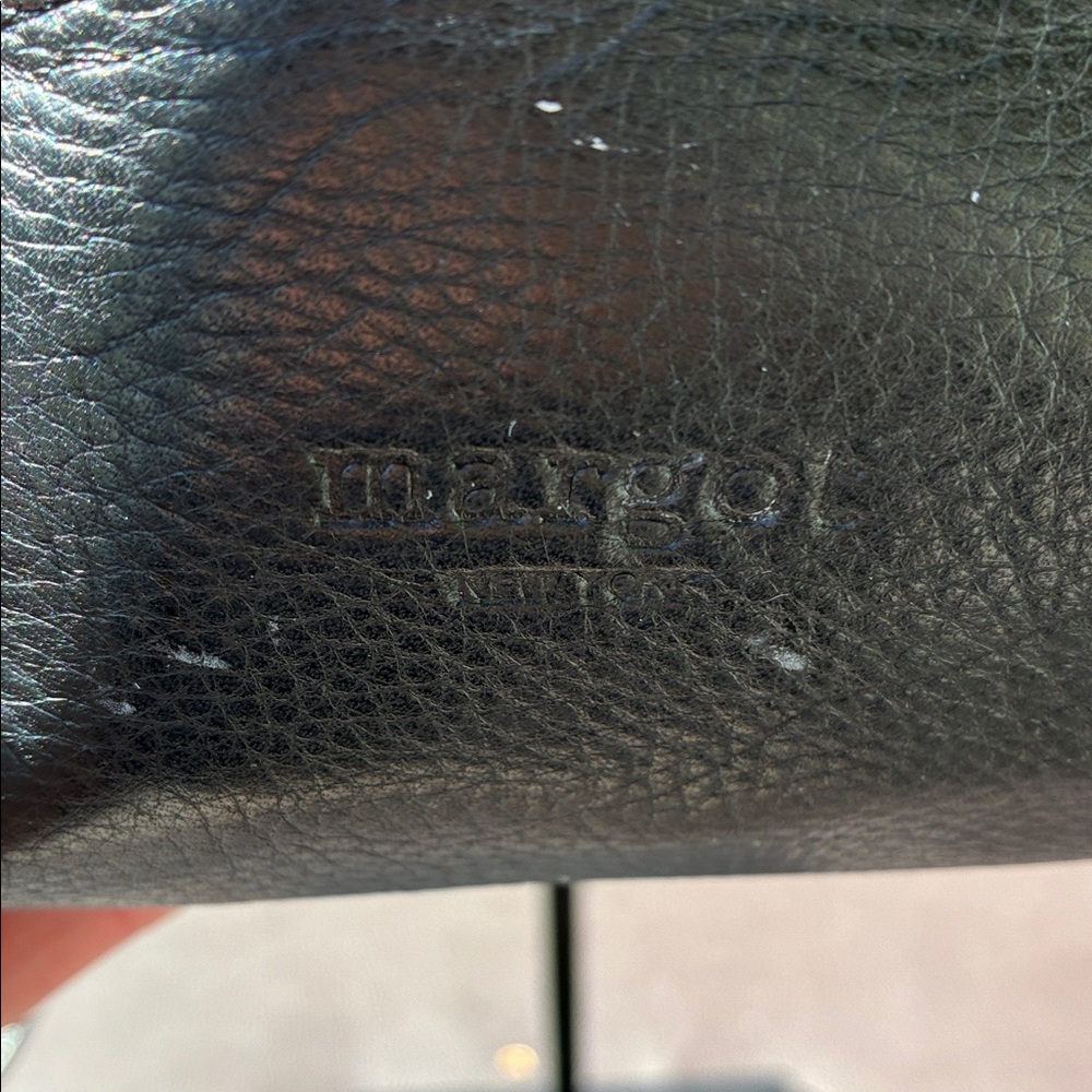 Margot Black Leather Mini Backpack - Picture 2 of 7